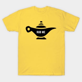 Rub me- a magic lamp/genie design T-Shirt